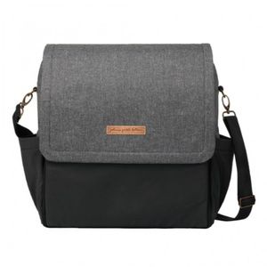 Boxy Backpack In Color Block - Graphite & Black